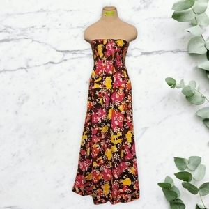 Strapless Smock Summer Dress